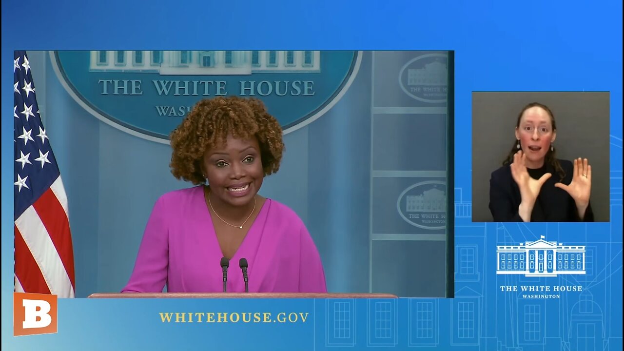 White House Press Secretary Karine Jean-Pierre briefing reporters & taking questions...