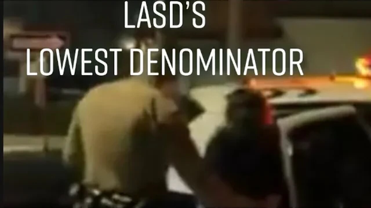 ATTENTION CITY OF LAWNDALE BEWARE OF LASD