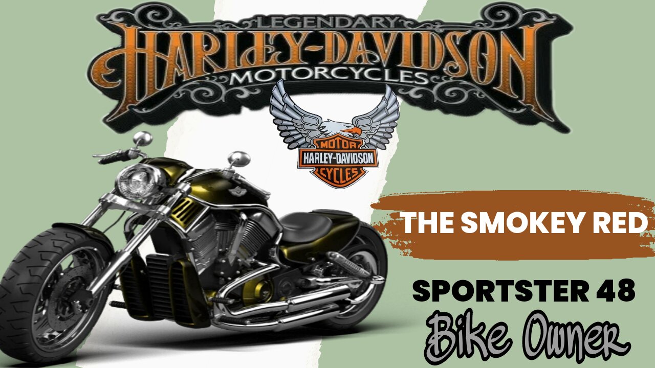 Riding in Style | The Harley-Davidson Sportster 48 in Smokey Red