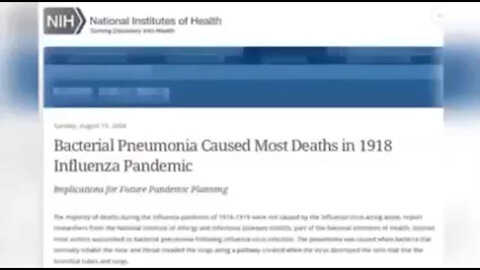 The truth regarding the 1918 Spanish Flu and Today