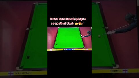 🎱Ronnie O’Sullivan re spotted black magic #worldchampionships 🔥🚀#snooker #genius #sport