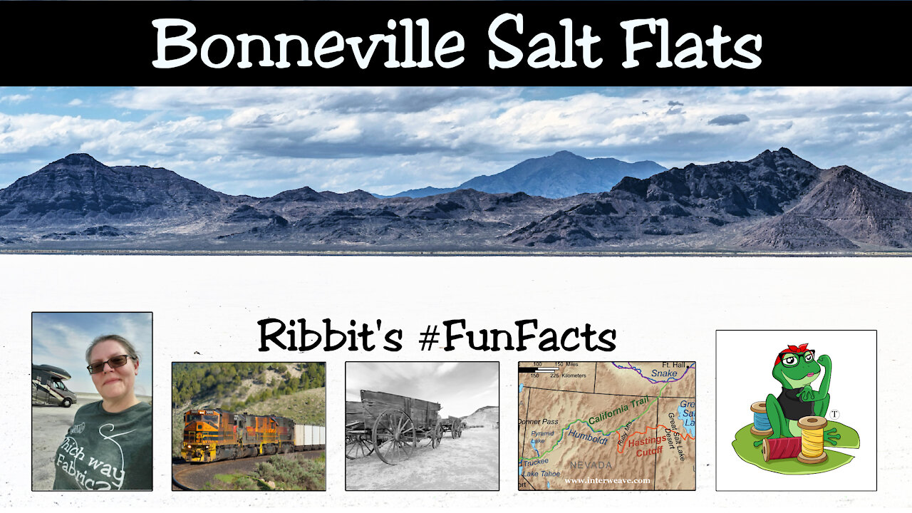 #FunFacts - the Bonneville Salt Flats, Utah!