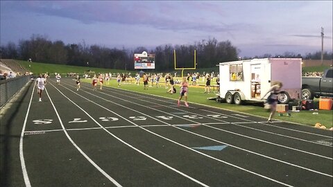 4.13.23 - Girls 200m Heat 2 @ Ryle HS