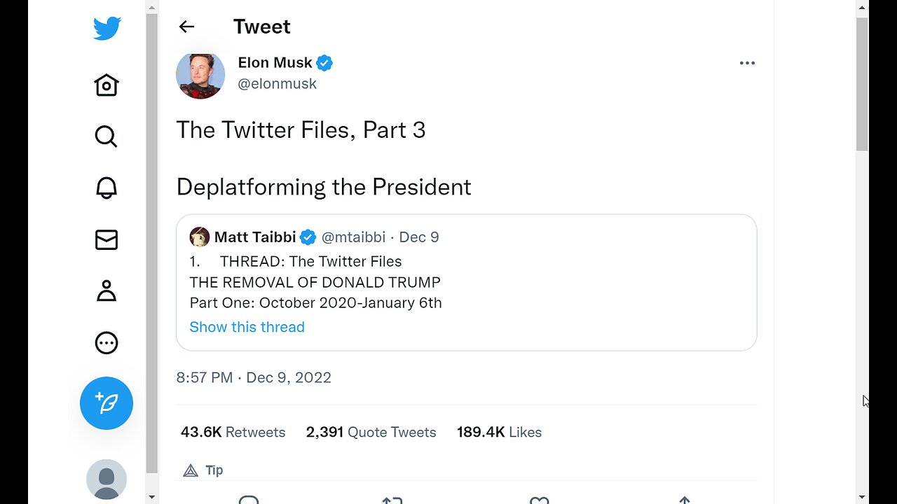 The Twitter Files Part 3 DEC 9th