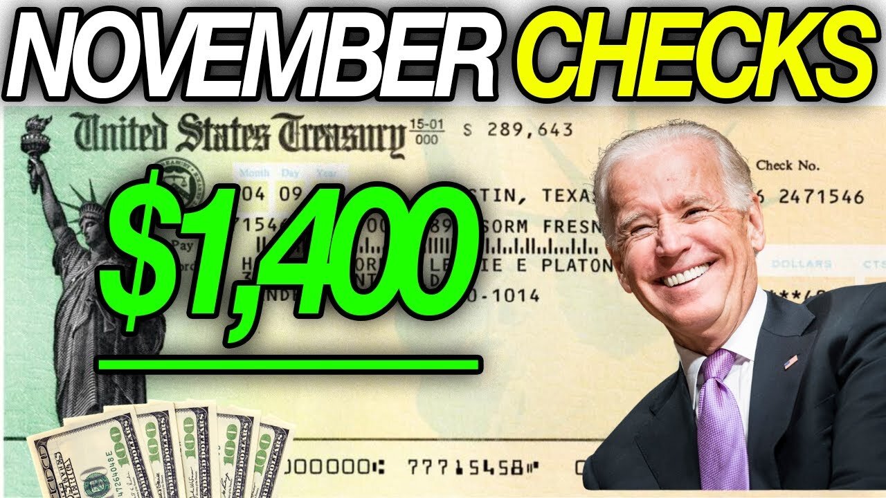 November Checks This Month! Stimulus Check Update! Up To $1,400 Checks!