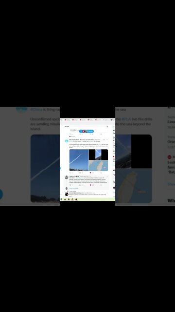 Breaking: China Fires missiles into Taiwanese Territory!