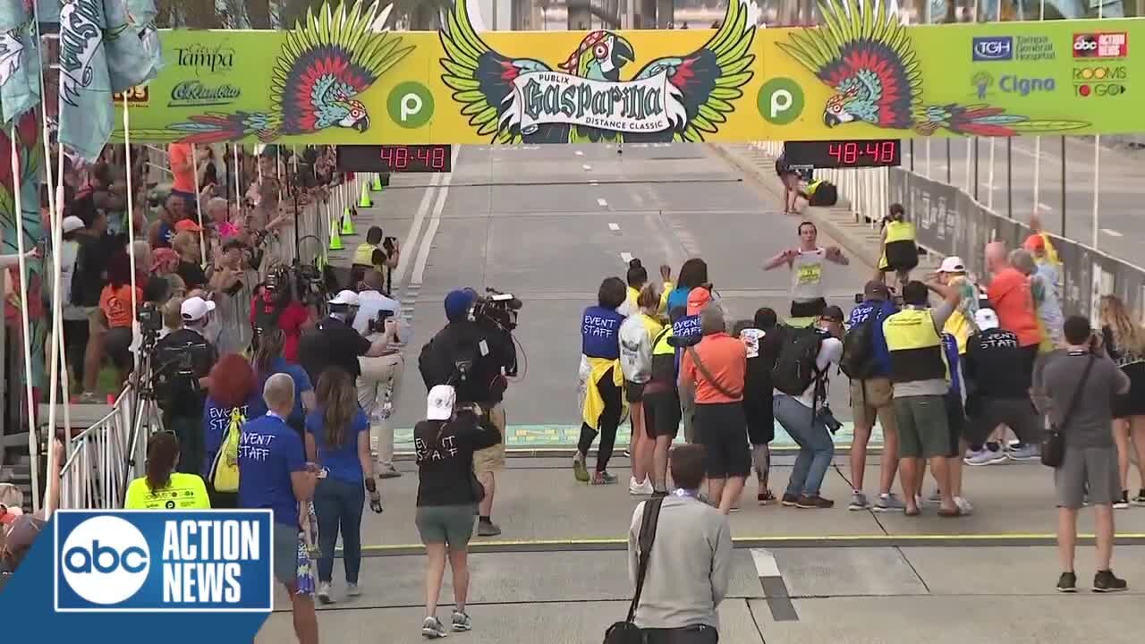 00:48 – :55 Saturday | Publix Gasparilla Distance Classic Finish Line