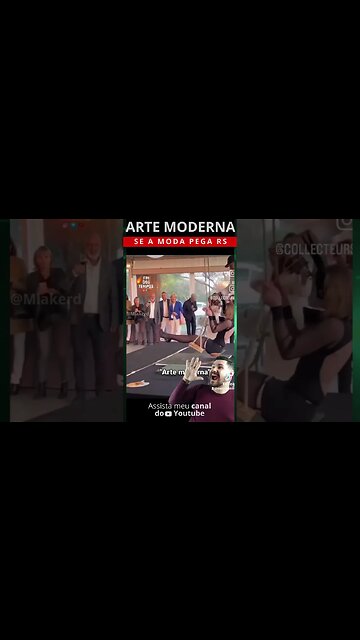 Isso é arte moderna? #noticias