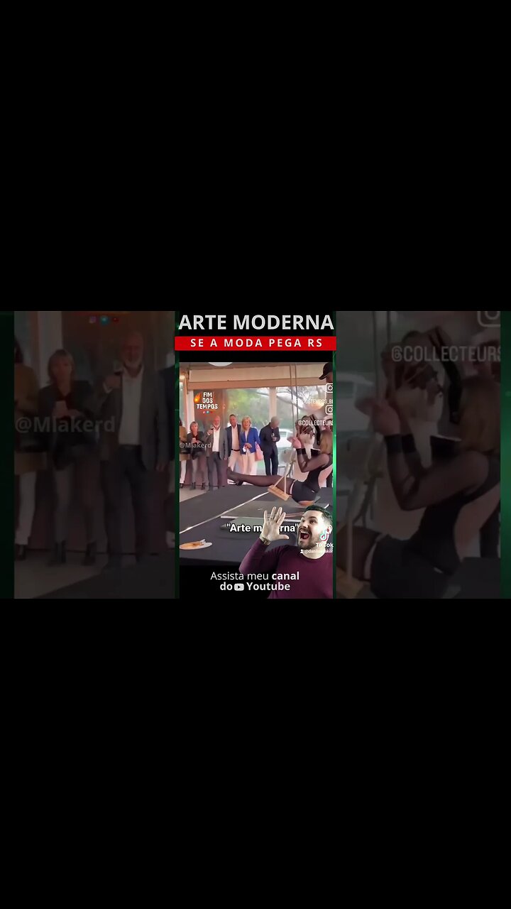 Isso é arte moderna? #noticias