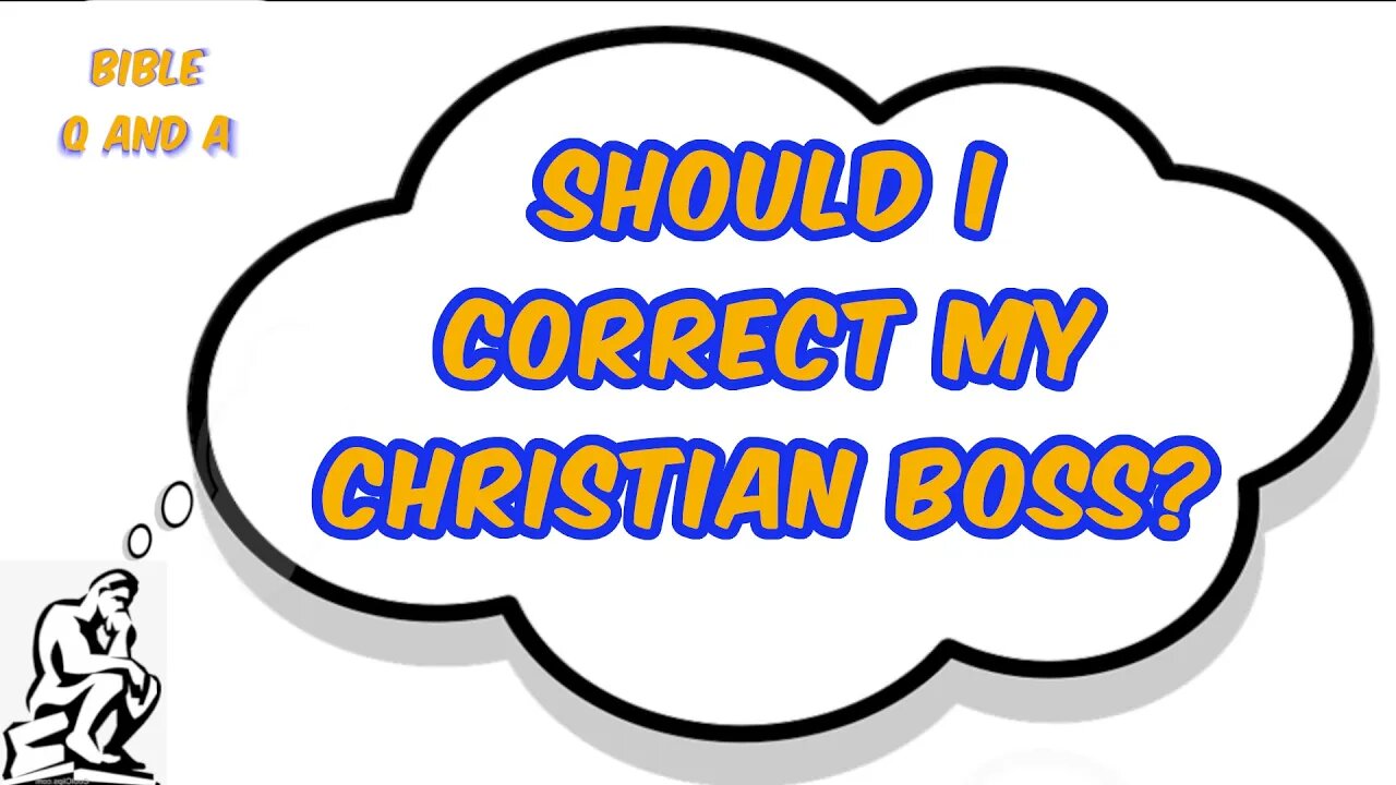 Should I Correct my Christian Boss?