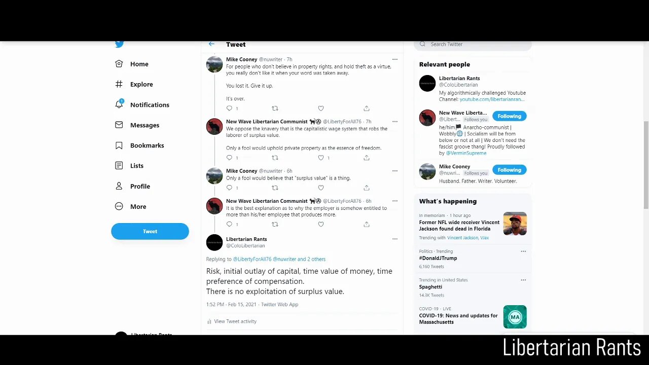 Talking With A Socialist = Talking To A Wall