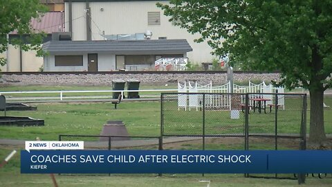 Coaches Save Child After Electric Shock