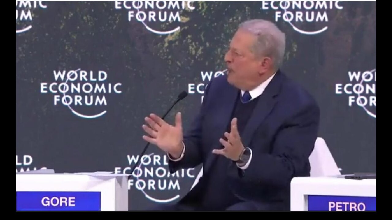 DAVOS: Al Gore Tries to Shame Us Into Allowing a Billions of Foreigners in