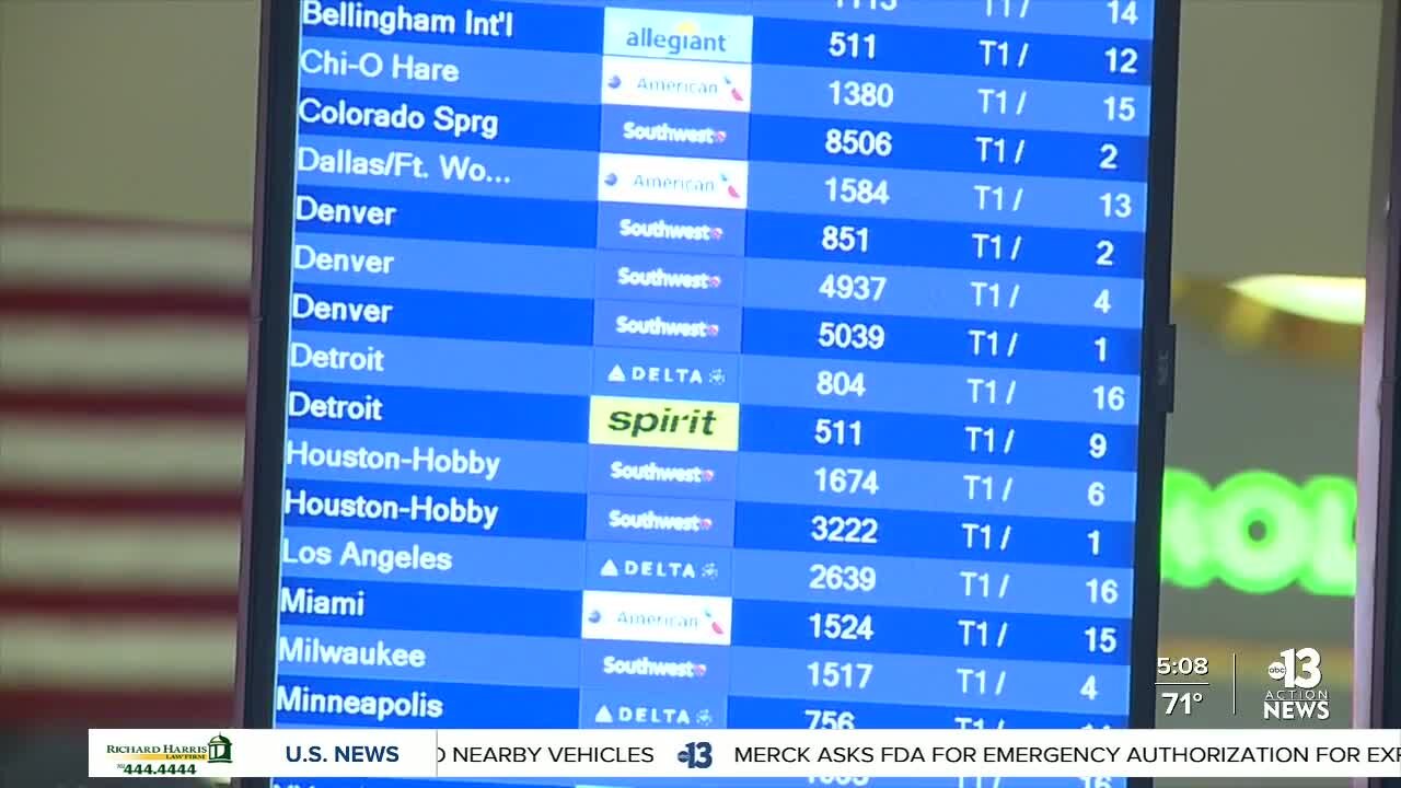 McCarran flight cancellations continue Monday for Southwest Airlines