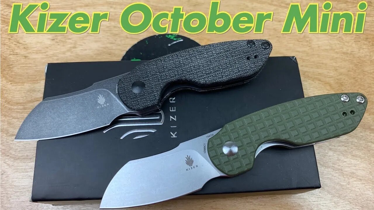 Kizer October Mini great frag pattern and super handy !