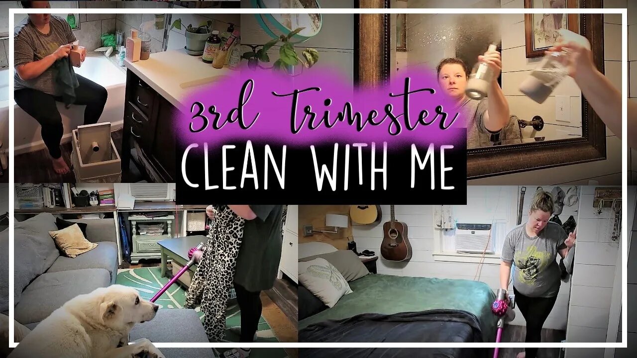 Pregnant and Cleaning//Normal Weekly Cleaning//Speed Cleaning//Cleaning Motivation