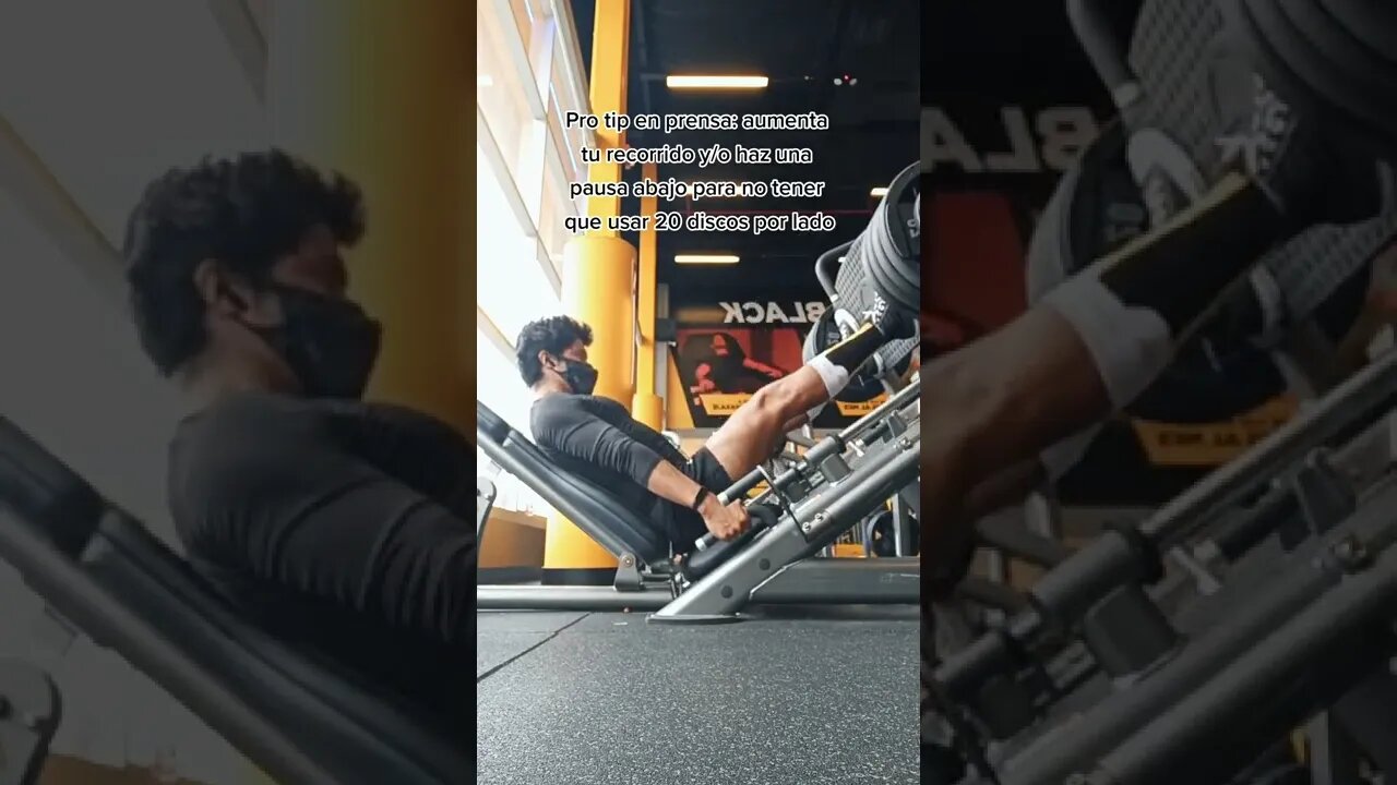 Utiliza Este Pro Tip Cuando Hagas la Prensa de Piernas 😉