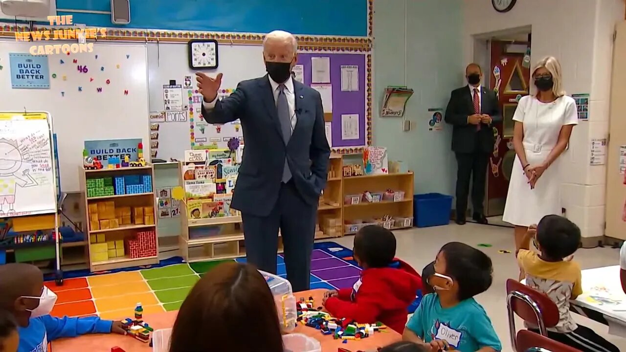 Biden to kids: "You try to figure out how you can avoid answering" questions from the press.