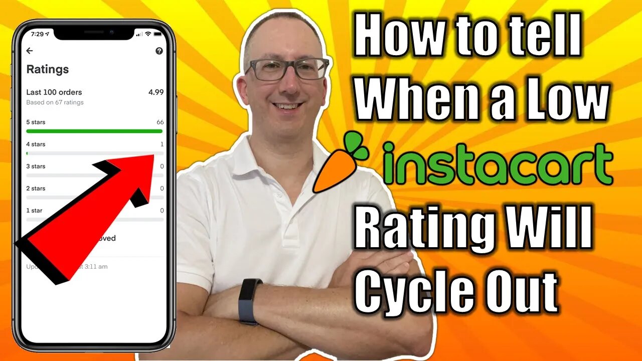 How to Tell When a Low Instacart Rating Will Go Away/Cycle Out/Fall Off