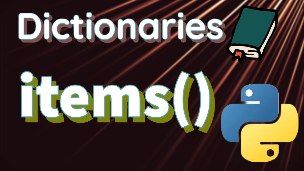 How to use items() method in 🐍 Python Dictionaries ❓| 🖥️ and learn | 2023