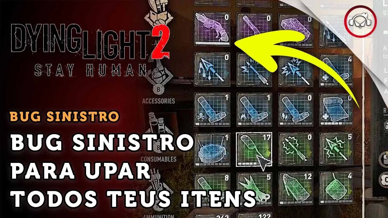 Dying Light 2 Stay Human, Bug sinistro de como upar teus itens de graça | super dica PT-BR