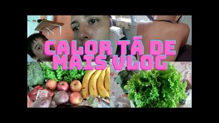 Calor tá judiando das crianças- vlog rotina