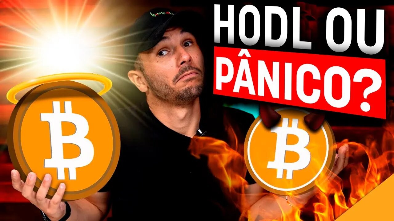 TEMPO DE DECISÃO PARA O BITCOIN! (HODL ou PÂNICO?)