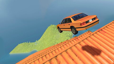 Death Falls - Car Crash Compilation - Beamng Drive Gameplay