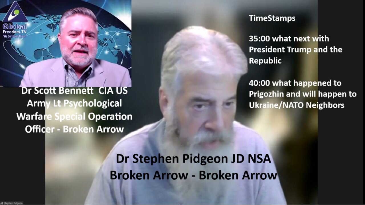 Bennett CIA /Pidgeon NSA: Future of Trump/The Republic, Ukraine-NATO Neighbors, Details on Prigozhin and his $6 Billion he got from Pentagon