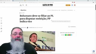 Bolsonaro decide se filiar ao PL, Partido Liberal, número 22 — PETER TURGUNIEV