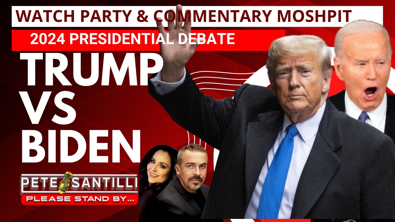 🇺🇸 TRUMP 🇺🇸 VS BIDEN LIVE WATCH PARTY [PETE SANTILLI SHOW SPECIAL REPORT #4123 8PM EST]