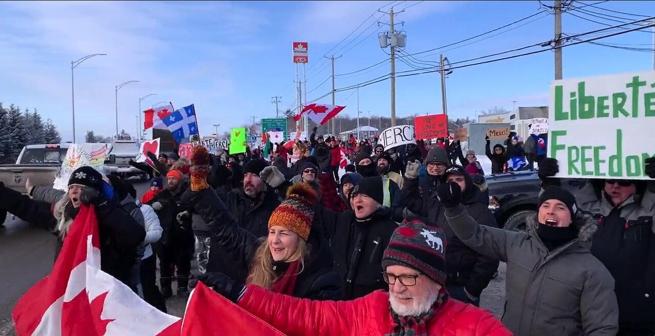 Le convoi de la liberté dans la joie et la solidarité