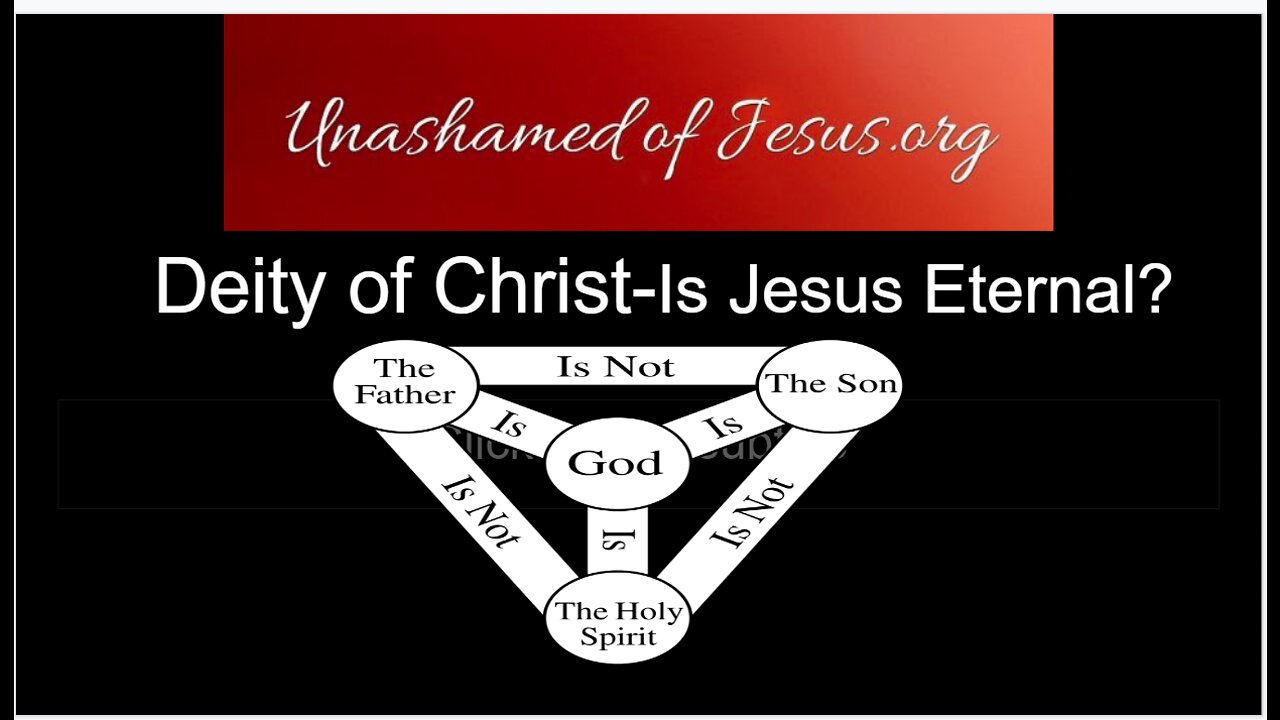 Deity of Christ- Is Jesus Eternal?