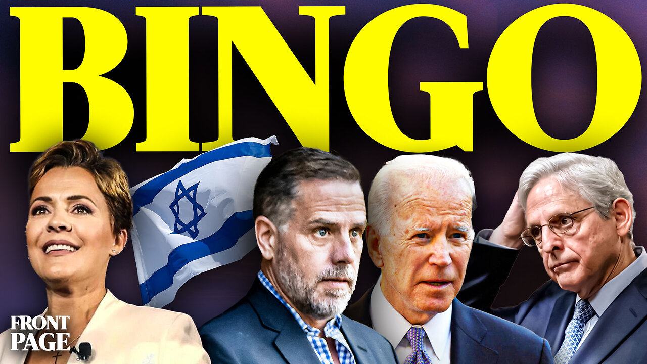 HUGE Evidence Over Biden & DOJ;War Update: WHY Israel Failed To Warn Of Attack;Kari Lake BIG Update