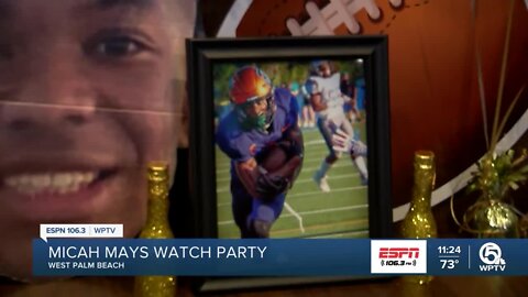 Family of Benjamin star Micah Mays hosts watch party