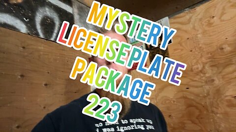 Mystery license plate package 223