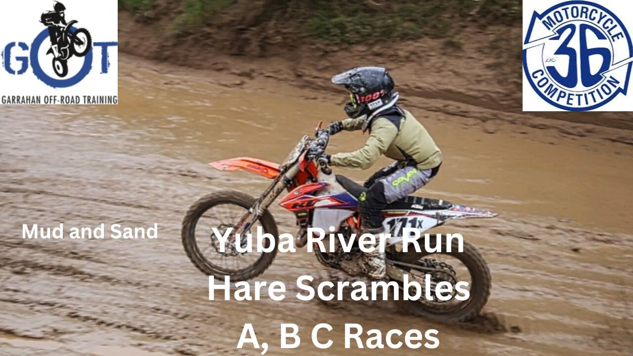 Warning Novice on the Track:Yuba River Run Hare Scrambles