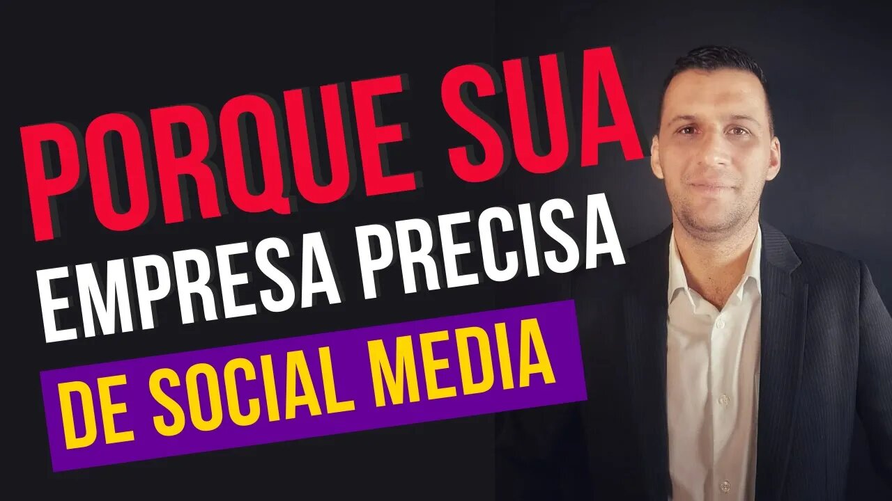 Live #1 - Porque sua empresa precisa de Social Media