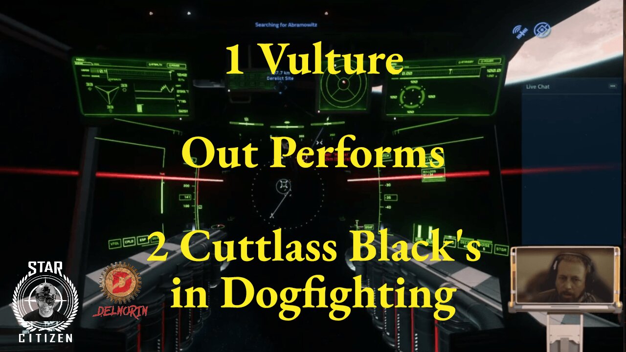 Star Citizen [ 1 Vulture out performs 2 Cuttlass Black's in Dogfighting ]