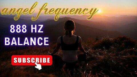 888 Hz Pure Tone Angel Frequency Balance