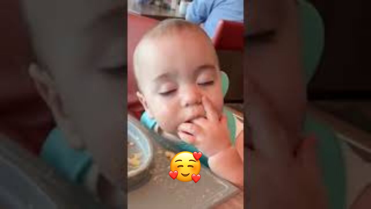 Funny Baby Videos eating # Short
