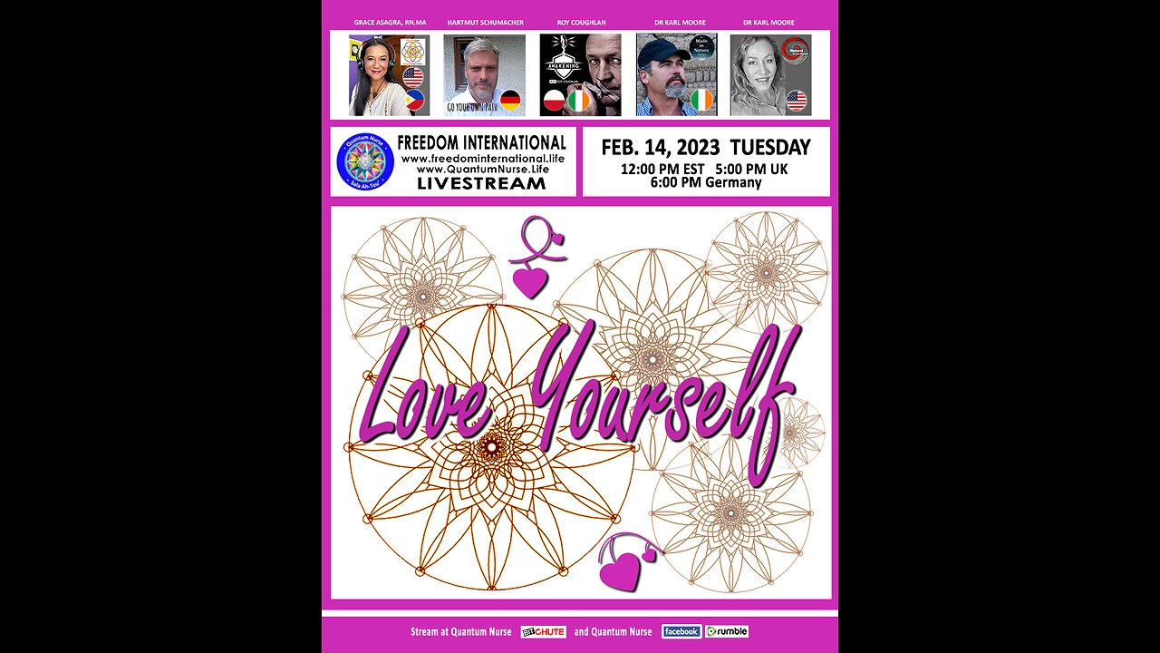 Love Yourself - with Grace, Roy, Jayne, Karl & Karl @ Freedom Int'l Live