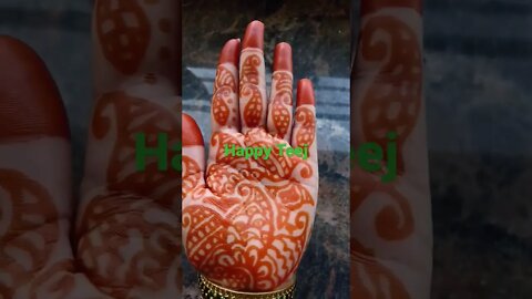 Happy Teej #mehandi #festival #Teej #short #trending