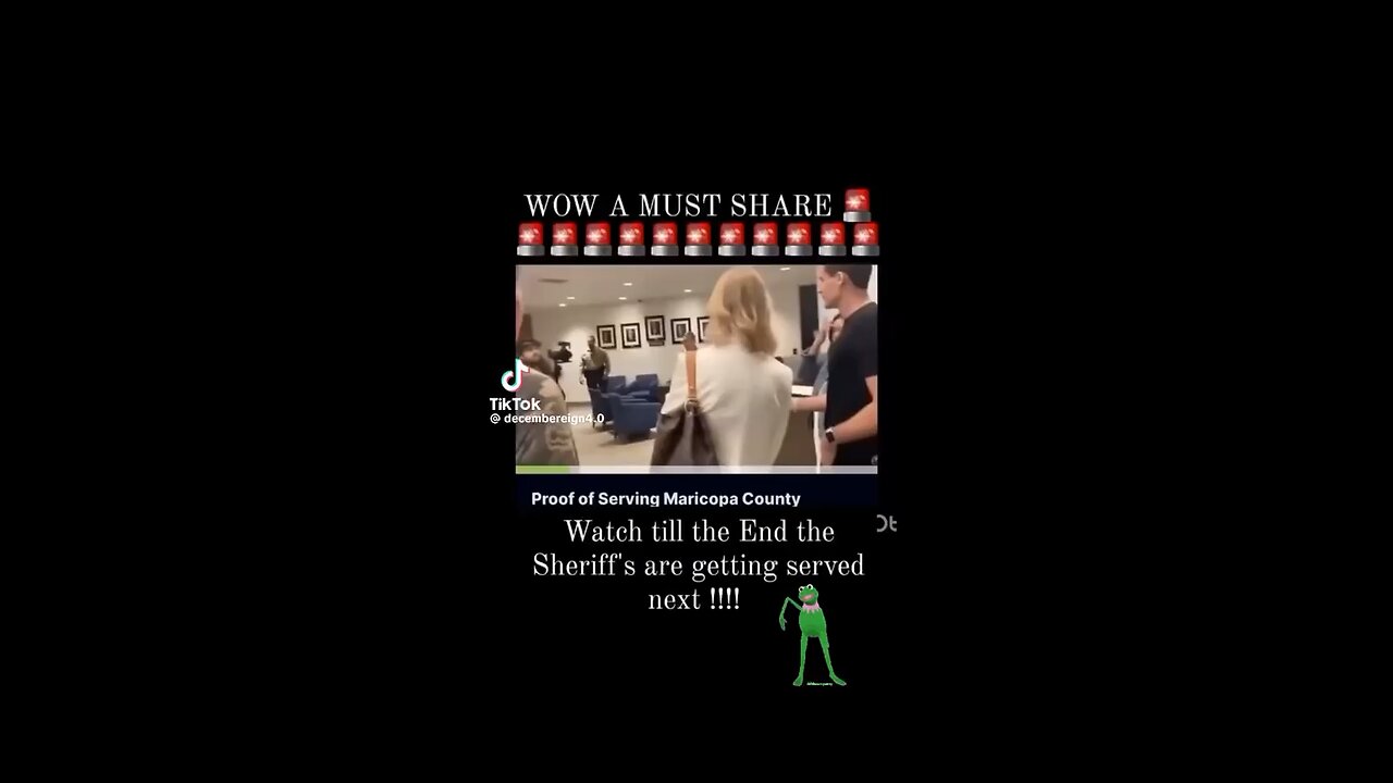 Even the Sheriff in Maricopa county is getting served