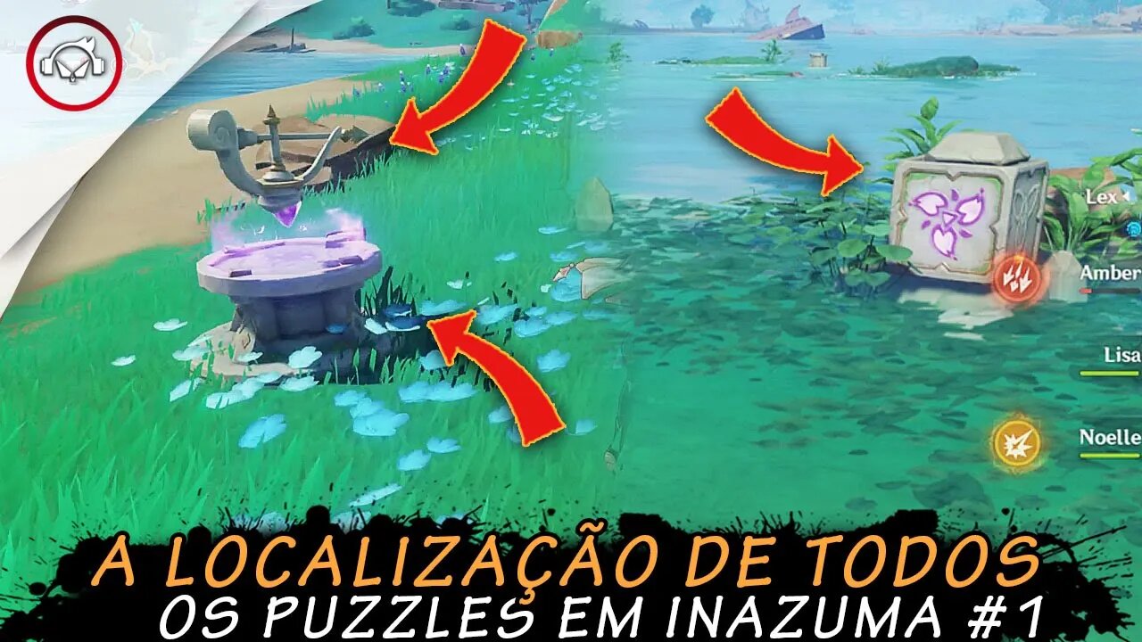 Genshin Impact, A Localização de todos os PUZZLES em INAZUMA #1 | Super Dica PT-BR