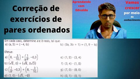 Correção de exercícios.