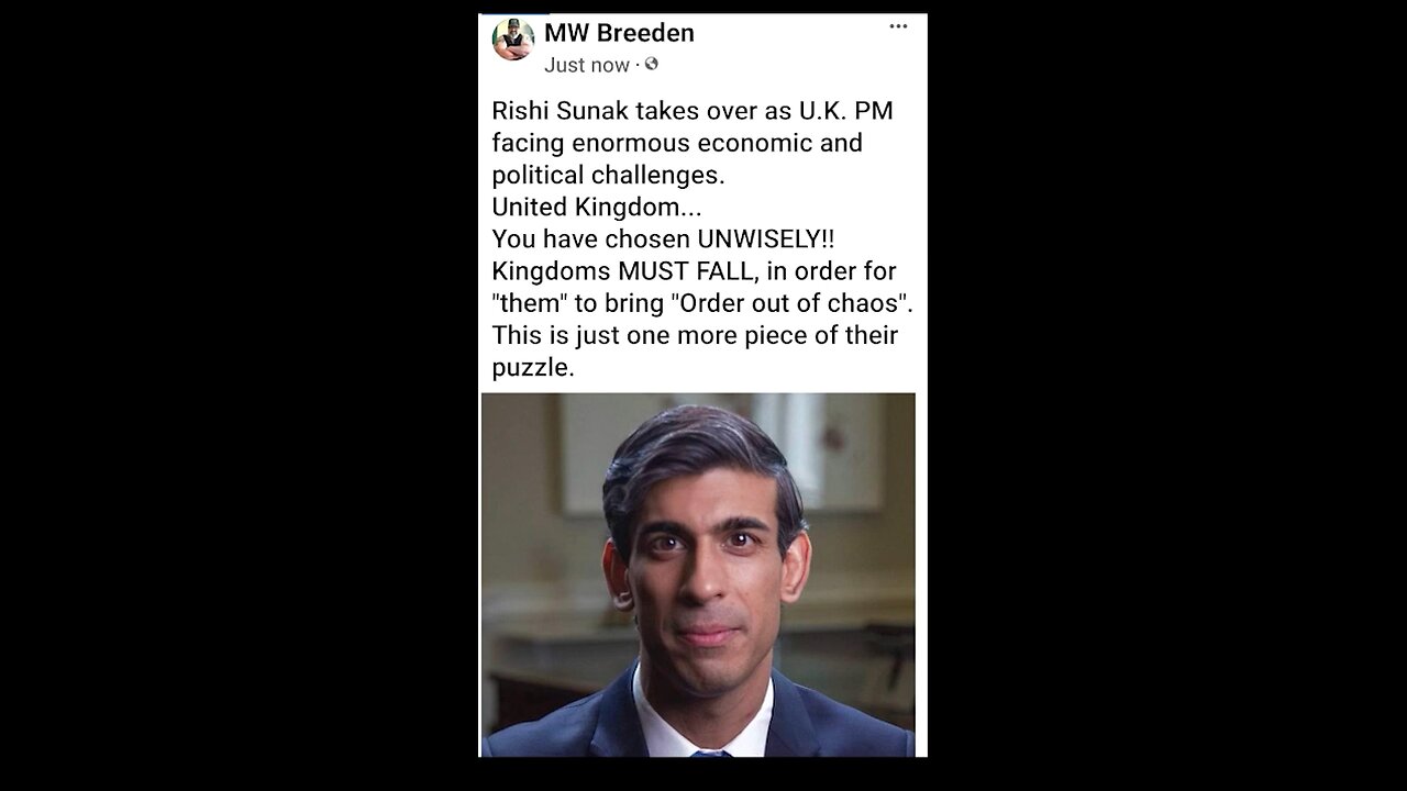 Rishi Sunak | Who Is Rishi Sunak? Why Is the New U.K. Prime Minister Pushing Programmable Central Bank Digital Currencies, Digital IDS and Infosys Technology Endorsed by the World Economic Forum?