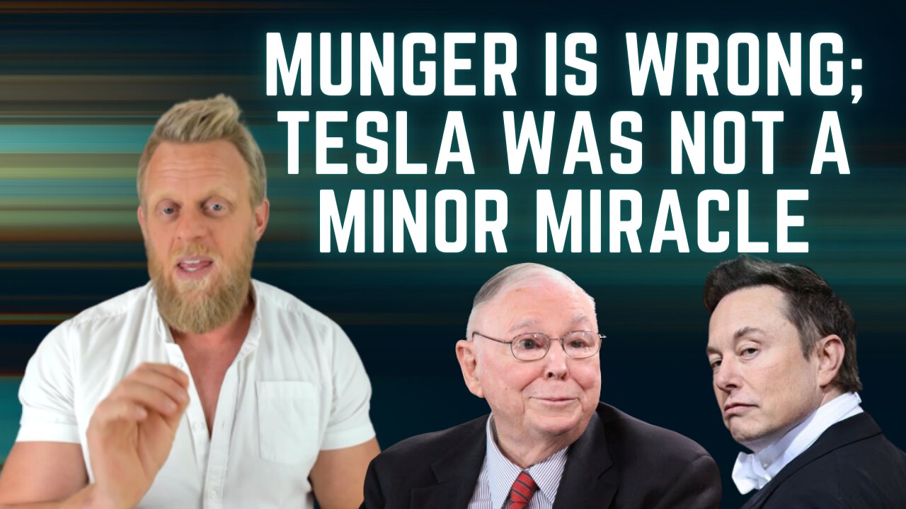 Elon responds to Charlie Munger's saying Tesla is a “minor miracle”