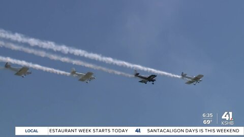 KC Flight 1 of 2 local teams at KC Air Show this weekend