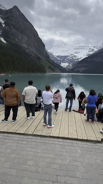 Extremely Busy at Lake Louise Banff this Summer